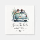 Zoek naar oldtimers servetten Waterverf