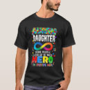 Recherche de maman de super héros tshirts Papa autiste
