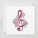 Recherche de symboles musicaux vœux cartes Clef à trépied