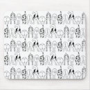 Recherche de chien tapis souris Noir et blanc