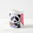 Recherche de panda coeur tasses Ours