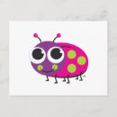 Recherche de insecte heureux cartes postales Illustration