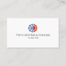Recherche de la chaleur cartes visite Chauffage