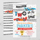 Recherche de 2ème anniversaire invitations Voiture