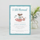 Recherche de la petite sirène invitations Coquillages