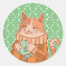 Recherche de poissons chat autocollants Noël