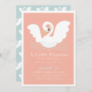 Recherche de princesse baby shower fille invitations Moderne