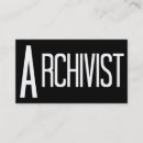 Recherche de archiviste cartes visite Professionnel