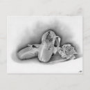 Recherche de chaussures de ballet cartes postales Pointe