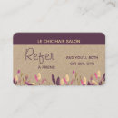 Recherche de client referral Salon