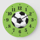 Recherche de ballon de football horloges Noir