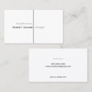 Recherche de responsable cartes visite Simple