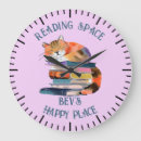 Recherche de grand chat horloges Aquarelle