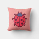 Recherche de insecte mignon coussins Coccinelle