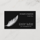 Recherche de plume blanche cartes visite Plumes