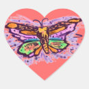 Recherche de coeur papillon autocollants Artisanat