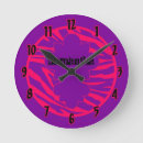 Recherche de zèbre horloges Imprimer