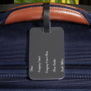 Recherche de luggagetag bagages étiquettes Voyage