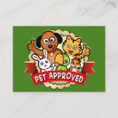 Recherche de grand vétérinaire animal cartes visite Animaux