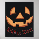 Zoek naar gesneden pompoen posters Trick or treat