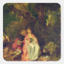 Recherche de watteau autocollants Amants
