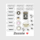Recherche de petit déjeuner autocollants Mignon