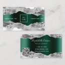 Recherche de logo argenté cartes visite Pour elle
