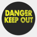 Zoek naar gevaar stickers Geel