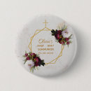 Recherche de fleur rouge badges Pour enfants