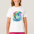 Recherche de dauphins tshirts Arc en ciel