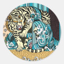 Recherche de animaux chinois autocollants Tigre