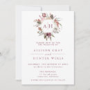 Recherche de gris rose mariage invitations Monogramme