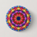 Recherche de mandala coloré badges Cool