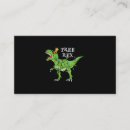 Recherche de dinosaure drôle cartes visite Trex