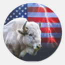 Recherche de bison américain autocollants Animaux