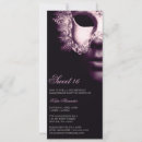 Recherche de purple masquerade invitations Violet