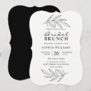 Recherche de art bridal shower invitations Noir et blanc