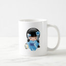 Recherche de fille asiatique tasses Kimono