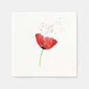 Recherche de poppy serviettes Rouge