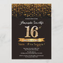 Zoek naar bokeh uitnodigingen Zoete zestien