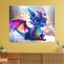 Recherche de dragon impressions sur toile Bébé