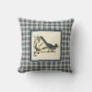 Recherche de bleu vintage coussins Gris