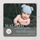 Recherche de de naissance de monogramme invitations Garçon