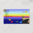 Recherche de agent de voyages cartes visite Station de vacances