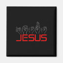 Recherche de signe chrétien magnets Jésus
