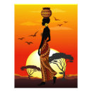Recherche de savane africaine posters Coucher de soleil