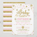 Recherche de flocon de neige rose invitations Mother to be