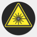 Recherche de symbole de laser autocollants Avertissement