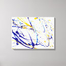 Recherche de éclaboussure peinture toiles Bleu