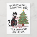 Recherche de chat de noël cartes postales 2025